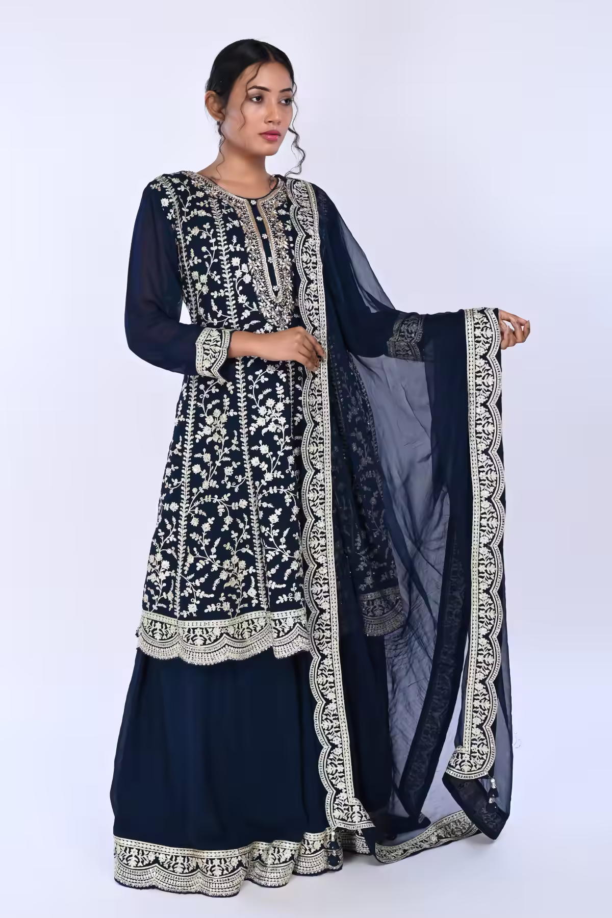 Silver Lehenga